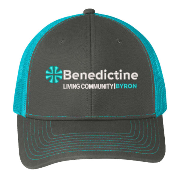 Port Authority® Snapback Trucker Cap - Embroidered Logo Thumbnail