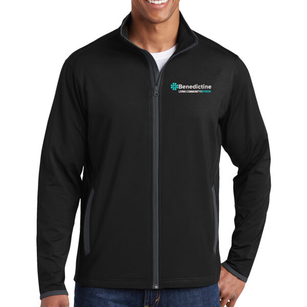 Sport Tek Sport Wick Stretch Contrast Full Zip Jacket - Embroidered Logo Thumbnail