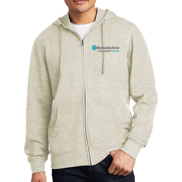 District VIT Fleece Full Zip Hoodie - Embroidered Logo Thumbnail