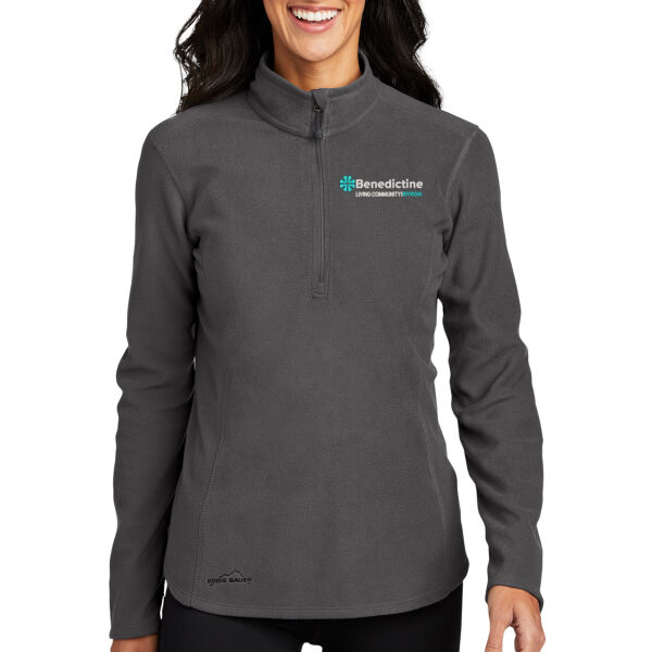 Eddie Bauer Ladies 1/2 MicroFleece Jacket - Embroidered Logo Thumbnail