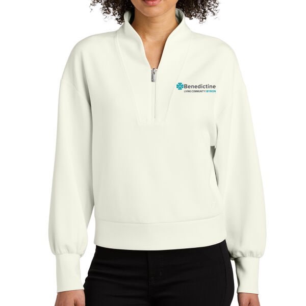 OGIO® Women’s Transcend 1/4-Zip - Embroidered Logo Thumbnail