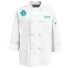 Eight Knot Button Chef Coat with Thermometer Pocket Thumbnail